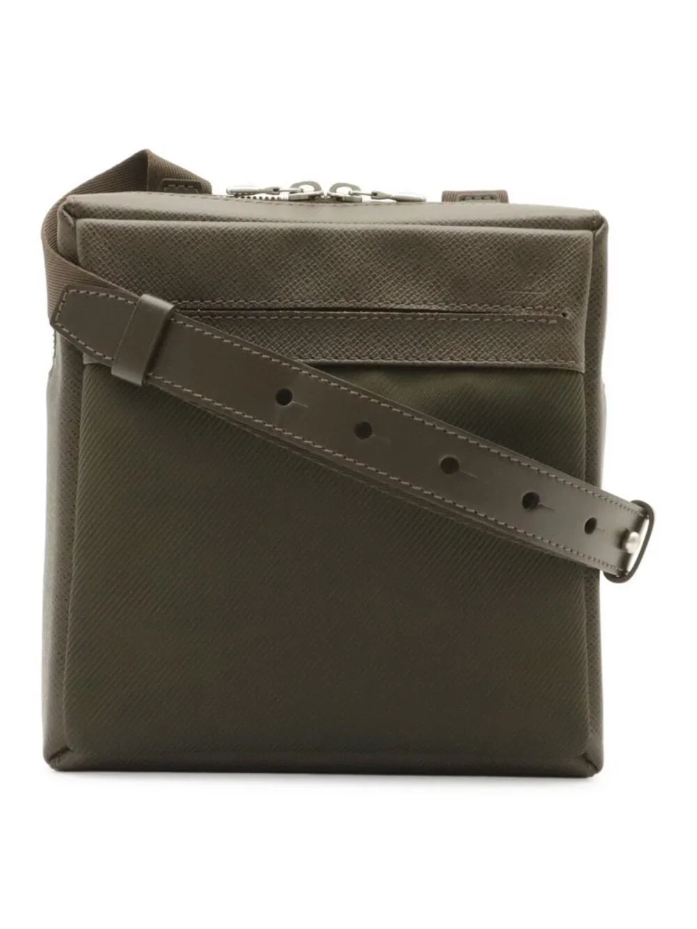 Louis Vuitton Taiga Sayan Shoulder Bag Crossbody Golf Cup Japan Grizzly Brown